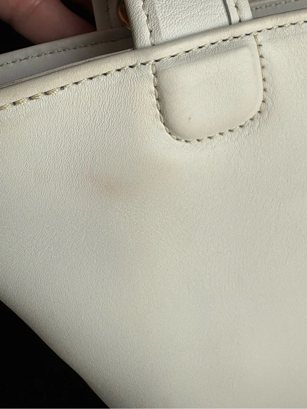Vintage Coach White Leather Skull La Mort Art Tote Crossbody Bleeker Bag 9301